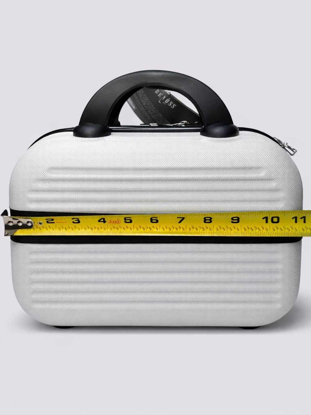 Benoss Luggage 12” Travel Tote Hard sided Makeup Travel Bag White - Picture 5 of 6